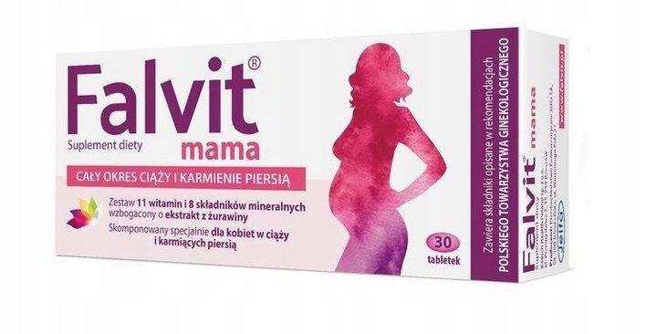 Falvit Mama 30 tabletek dla kobiet w ciąży zdjęcie 2