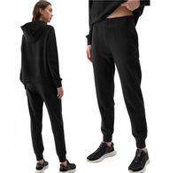 SPODNIE 4F DAMSKIE DRESOWE JOGGERY - CZARNE r. M