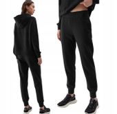 SPODNIE 4F DAMSKIE DRESOWE JOGGERY - CZARNE r. M