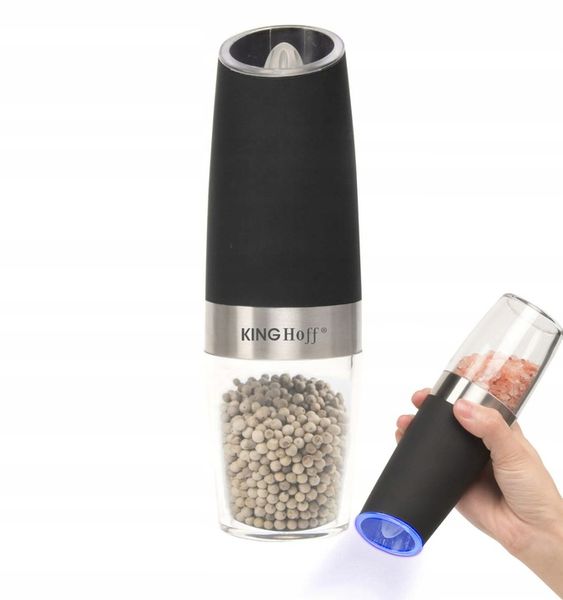 MŁYNEK GRAWITACYJNY DO SOLI PIEPRZU KINGHoff 1618A zdjęcie 1