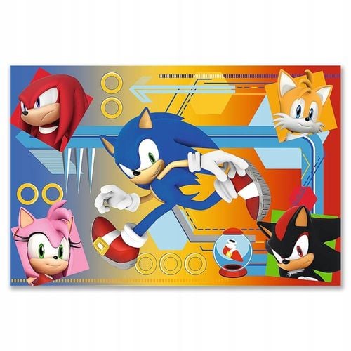 puzzle 60 sonic w akcji 17387 na Arena.pl
