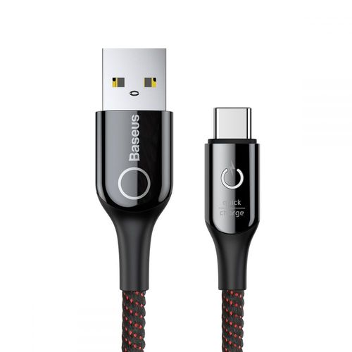 BASEUS C-SHAPED TYPE-C CABLE 100CM BLACK na Arena.pl