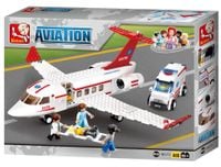KLOCKI SLUBAN Lotnisko Samolot ratunkowy ambulans pogotowie komp. z LEG COB