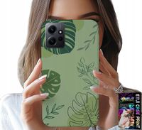ETUI DO XIAOMI NOTE 12 4G - ZIELONE LIŚCIE ROŚLINNE WZORY PLECKI