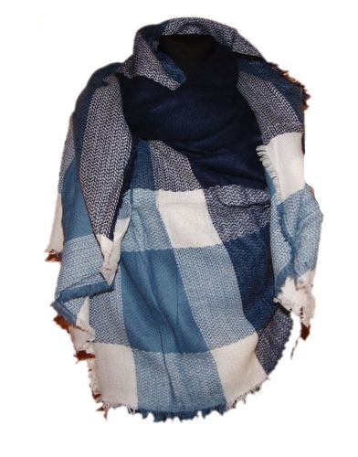 Chusta 145*145 krata, ciepła na Arena.pl