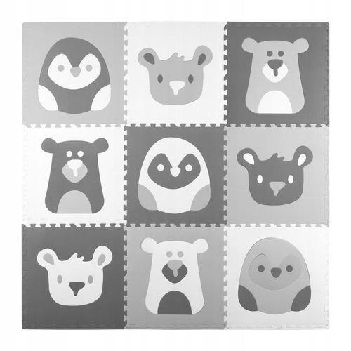 MATA PIANKOWA EVA PUZZLE MIĘKKA DLA DZIECI ZWIERZĄTKA 180x180cm RICOKIDS na Arena.pl