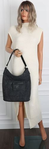 Torebka Damska Listonoszka Worek Shopper na Ramię Miejska YD1067 Czarna na Arena.pl