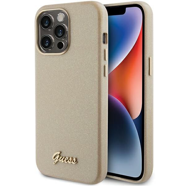 Etui Guess do iPhone 15 Pro, Złoty zdjęcie 1