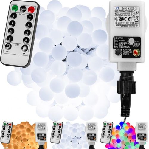 Lampki choinkowe 200 LED zimna biel z programatorem na Arena.pl