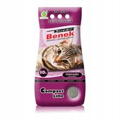 ŻWIREK BENTONITOWY SUPER BENEK COMPACT LINE LAWENDA 10L ZAPACHOWY DROBNY