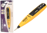 PRÓBNIK TESTER NAPIĘCIA WYŚWIETLACZ 12-250V ORNO