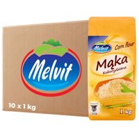 MELVIT Mąka kukurydziana 1 kg x 10 sztuk