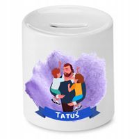 Skarbonka Dla Taty Tatuś Dad Prezent Z Nadrukiem Ze Zdjęciem