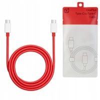Kabel Przewód OnePlus USB-C do USB-C 12A 1 metr Czerwony