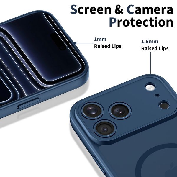 tech-protect basicmag magsafe iphone 17 pro max matte deep blue zdjęcie 4