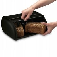 CHLEBAK LOFT jednoczęściowy czarny Tadar Satino Black 34x23x15 cm