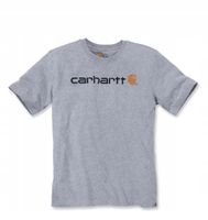 T-shirt 103361 Core Logo Carhartt z logo szary S