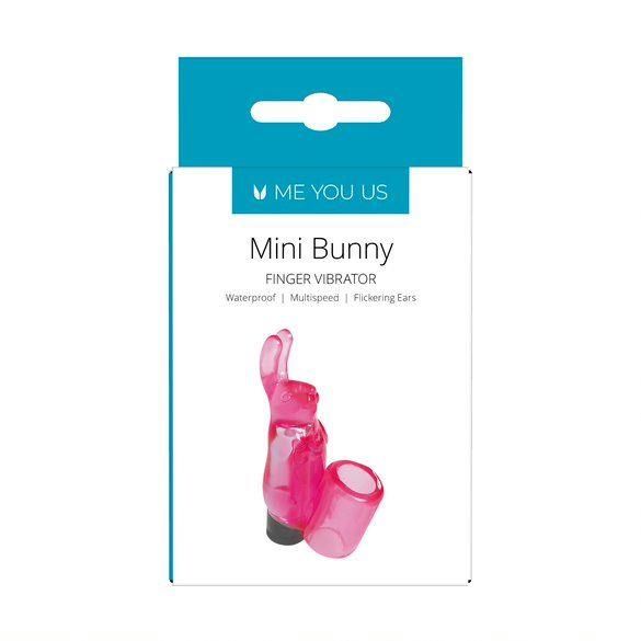 Wibrator- Me You Us Mini Bunny Finger Vibrator Pink zdjęcie 2