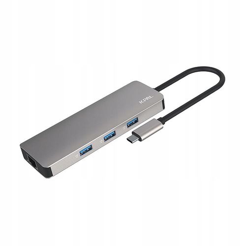 Adapter JCPAL LINX USB-C 9-PORT HUB 4K 60Hz Szary na Arena.pl