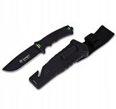 Nóż Ganzo G8012-BK Bushcraft survival EDC stal etui osełka