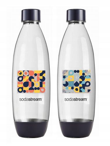 SODASTREAM BUTELKI Litrowe MOZAIKA Fuse do zmywarki do SYFONU ART DUO TERRA na Arena.pl