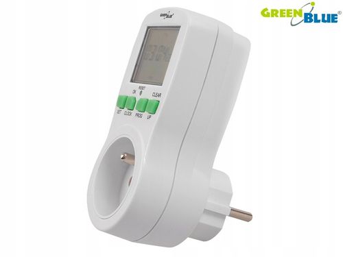 WYLACZNIK BOJLER PROGRAMATOR CZASOWY CYFROWY TIMER 3680W GreenBlue GB107 na Arena.pl