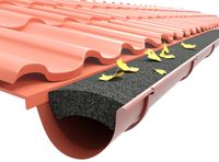 Filtr do rynny 100 mm 10 mb (8x 1,25 m) standard piankowy Optimum