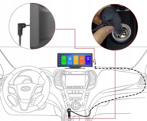 MONITOR SAMOCHODOWY RADIO ANDROID AUTO CARPLAY NAWIGACJA USB WIFI na Arena.pl