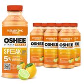 6x OSHEE Vitamin Water Witamina D + K + C cytryna limonka Speak Up 555 ml