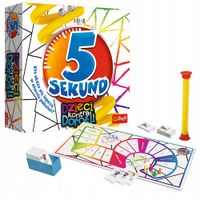 Gra planszowa rodzinna 5 sekund dzieci kontra dorośli Trefl 02120