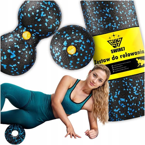 ZESTAW EPP ROLLER WAŁEK DO MASAŻU DUOBALL PIŁKA + DOUBLE DO MASAŻU zdjęcie 1