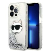 Karl Lagerfeld KLHCP14LLNCHCS iPhone 14 Pro 6,1" srebrny/silver hardcase