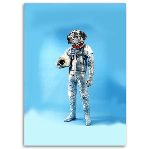 Deco Panel, Astronauta z głową psa 50x70 na Arena.pl