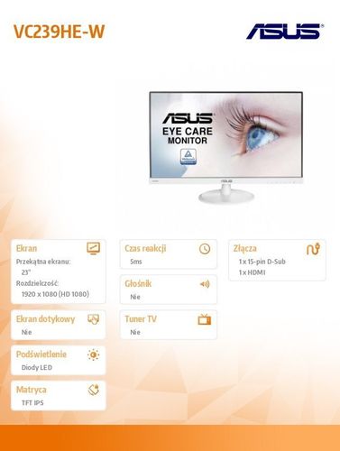 23'' VC239HE-W na Arena.pl