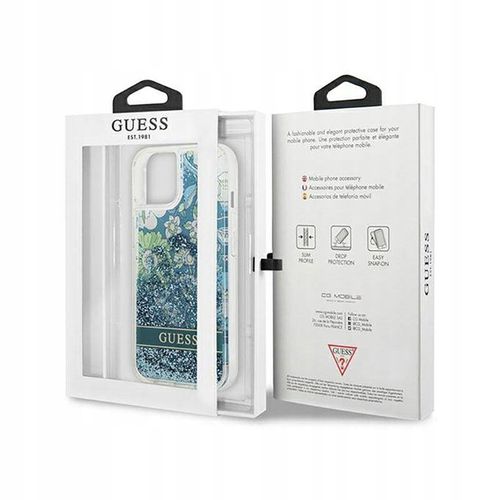 Guess Liquid Glitter Flower - Etui do iPhone 13 na Arena.pl