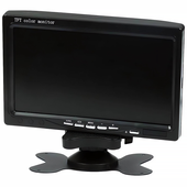 Panoramiczny Monitor LCD TFT 7" 12V - 24V Z Pilotem 16:9 2xVIDEO