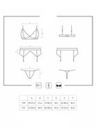 bielizna damska, seksowna. komplet 3-częściowy l/xl 810-seg-1