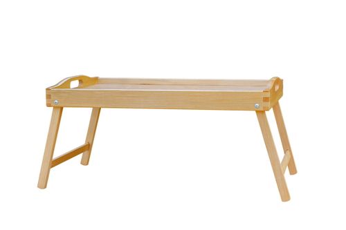 Taca, stolik śniadaniowy - jasnobrązowy na Arena.pl