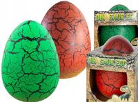 MEGA DUŻE JAJO JAJKO DINOZAURA WYKLUWAJĄCY DINOZAUR ROSNĄCE 40CM XXL