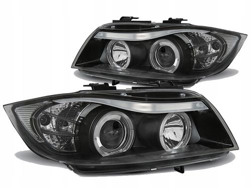 Lampy Reflektory BMW E90/E91 Od 2005 Do 2008 Ringi LED GRATIS ŻARÓWKI H1 na Arena.pl