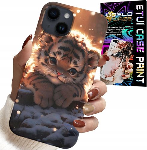 ETUI DO IPHONE 14 - Z NADRUKIEM SŁODKI TYGRYSEK OBUDOWA CASE na Arena.pl