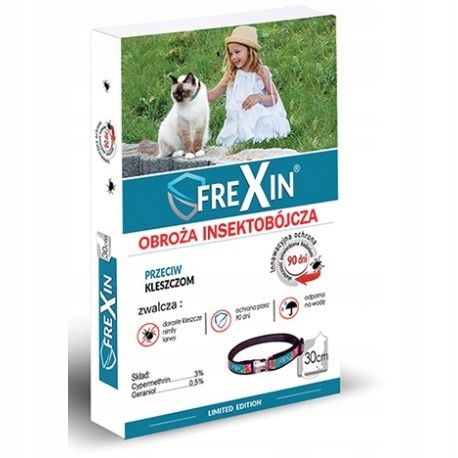 Frexin Obroża Na Pchły I Kleszce Kot 30cm 90dn na Arena.pl