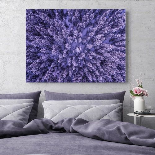 Obraz na płótnie - Canvas, Fioletowy las 90x60 na Arena.pl
