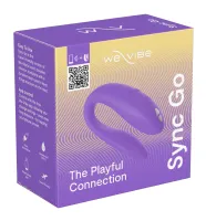 we-vibe sync go purple - intymny model dla par, zdalne sterowanie, silikon