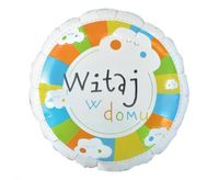 balon foliowy witaj w domu 18" | fg-owwd