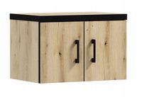 Szafka łazienkowa wisząca pod umywalkę MARKUS 60 dąb przybrzeżny (W4)