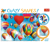 PUZZLE 600 CRAZY SHAPES KOLOROWE BALONY 11112