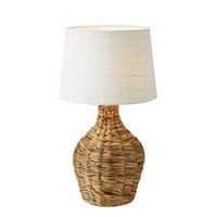 Ratanowa lampa stołowa Paglia 108771 Markslojd tkanina brązowy biały