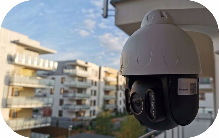 BEZPRZEWODOWA ZEWNĘTRZNA KAMERA WIFI OBROTOWA IP 8Mpx 4K DVS MONITORING P2P zdjęcie 15