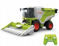 KOMBAJN ZABAWKA ZDALNIE STEROWANA RC ŚWIECI LECI DYM MASZYNY ROLNICZE HEDER